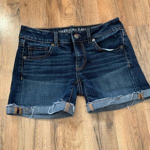 Dark American eagle jean shorts